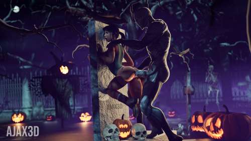 Lara Halloween 4k WM